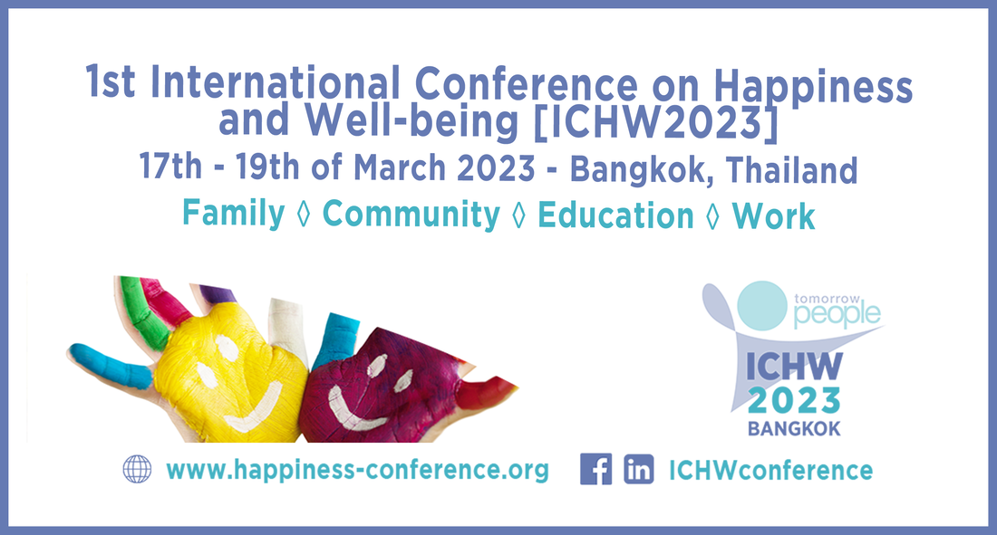 1st International Conference on Happiness and Well-being [ICHW2023]